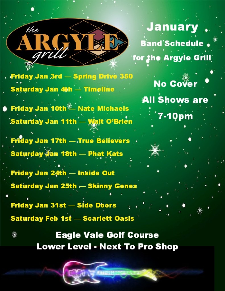 Jan Argyle Band Schedule